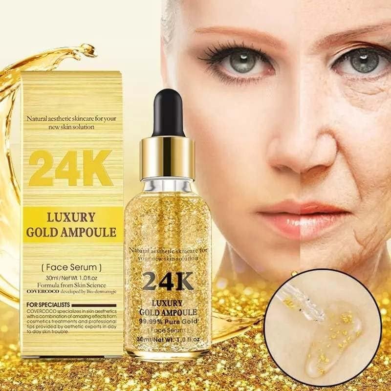 24k gold serum