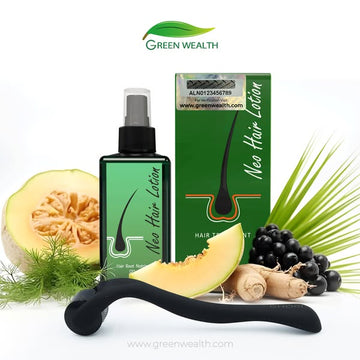 Neo Hair Lotion Hair Growth + FREE DERMA ROLLER